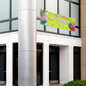 Maßgeschneidertes Großraumgeschäft Banner (Äußeres Gebäude)