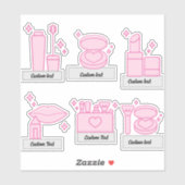 Maßgeschneidertes Gürtelzeug, Make-up-Aufkleber, L Aufkleber (Blatt)