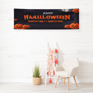 Maßgeschneidertes Halloween-Party Banner, Pumpkins Banner