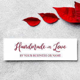 Maßgeschneidertes Handmade mit Liebe Typografy Zit Gummistempel