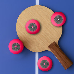 Maßgeschneidertes Heiliges Herz - Grau und Weiß Co Tischtennisball