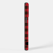 Maßgeschneidertes, helles Rosa Schwarz iPhone Hülle (Rechte Seite)