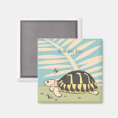 Maßgeschneidertes Hermanns Tortoise Magnet (Vorderseite/Rückseite)