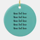 Maßgeschneidertes Hochzeitsdesign oder Jubiläumsde Keramik Ornament (Hinten)