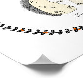 Maßgeschneidertes Hochzeitsgeschenk für Niedlichen Poster (Ecke)