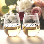 Maßgeschneidertes Hochzeitskuppelglas Weinglas Ohne Stiel<br><div class="desc">Dieses wunderschöne Weinglas kann als Geschenk gegeben oder bei Ihrer Veranstaltung verwendet werden!</div>