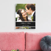 Maßgeschneidertes Hochzeitsszenario-Foto Personali Leinwanddruck (Insitu (Wohnzimmer))