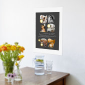 Maßgeschneidertes Hochzeitstermin und Liebe Zitat Foliendrucke (Ablage(Küche))