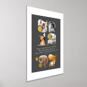 Maßgeschneidertes Hochzeitstermin und Liebe Zitat Foliendrucke (Ablage )