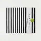 Maßgeschneidertes Hochzeitstil-Foto Wandteppich (Vorderseite (Horizontal))