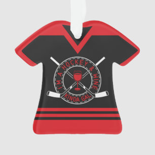 Maßgeschneidertes Hockey & Wine Jersey Ornament