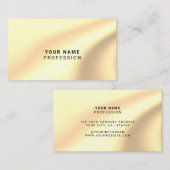 Maßgeschneidertes holografisches Gold Visitenkarte (Vorne/Hinten)