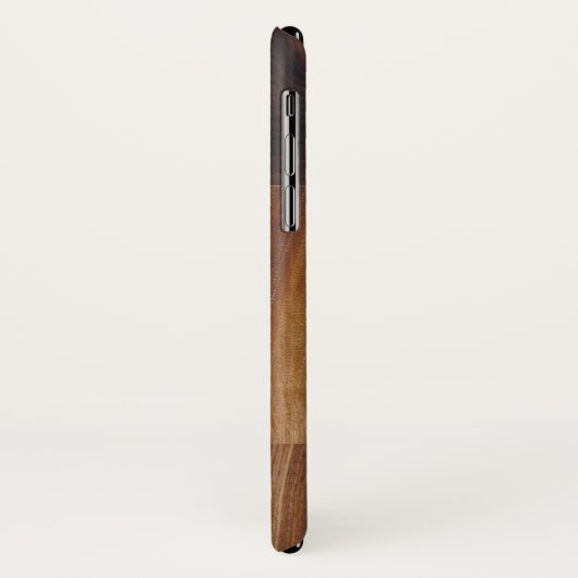 Maßgeschneidertes Holz- und Metallmonogramm Case-Mate iPhone Hülle (Hinten/Links)