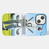 Maßgeschneidertes Image für Golf Monogram iPhone Hülle (Rückseite (Horizontal))