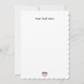 Maßgeschneidertes Ingwer Brot - Frohe Weihnachtska Feiertagskarte (Rückseite)