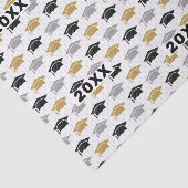 Maßgeschneidertes Jahr Graduierungs-Cap Trio Muste Seidenpapier (Ausschnitt)