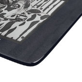 Maßgeschneidertes Jersey Kuhglas Schneidebrett (Ecke)