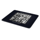 Maßgeschneidertes Jersey Kuhglas Schneidebrett (Ecke)