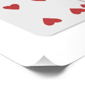 Maßgeschneidertes Kartenspiel Wand an Wand Poster (Ecke)