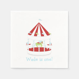 Maßgeschneidertes Karussell Napkin Serviette