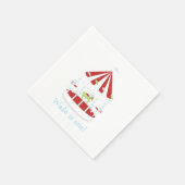 Maßgeschneidertes Karussell Napkin Serviette (Ecke)