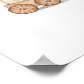 Maßgeschneidertes Kinderzimmer für Wasserfarbenlep Poster (Ecke)