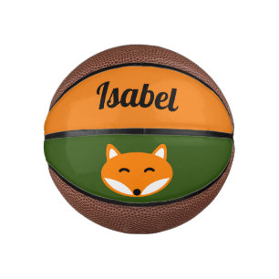 Maßgeschneidertes kleines, rotes Fuchs Mini-Baske Mini Basketball