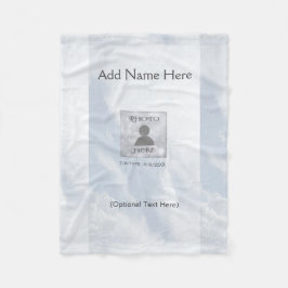 Maßgeschneidertes Komfortsymbol Fleecedecke