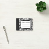 Maßgeschneidertes Kompositionsbuch Schwarz/Weiß-Sc Post-it Klebezettel (Büro)
