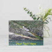 Maßgeschneidertes Kornwall-Boot Karte (Stehend Vorderseite)