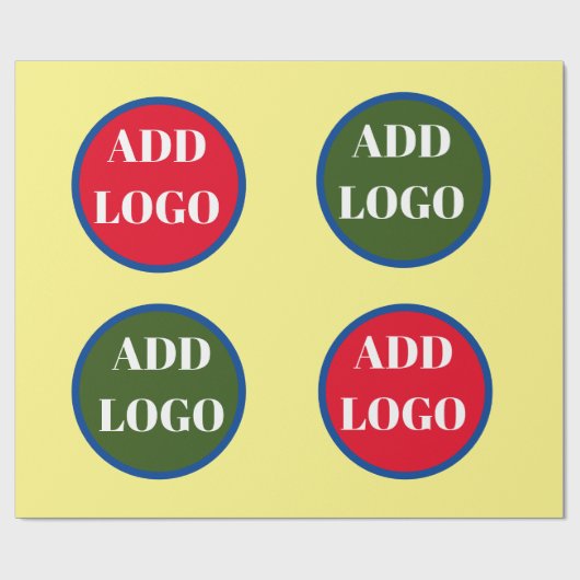 Maßgeschneidertes Logoverpackungspapier, Ersatzlog Geschenkpapier (Flach)