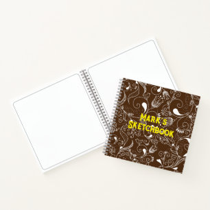 Maßgeschneidertes Mandala Art Sketchbook Notizblock