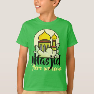 Maßgeschneidertes Masjid hier kommen wir T - Shirt