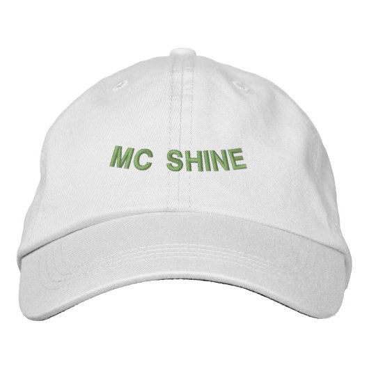 Maßgeschneidertes MC Shine Celebration Wardrobe Bestickte Baseballkappe (Vorderseite)
