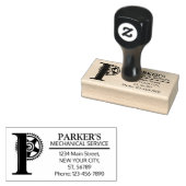 Maßgeschneidertes Mechanisches Monogramm. Ursprüng Gummistempel (Stempel)