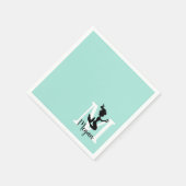 Maßgeschneidertes Mermaid-Party Napkins Serviette (Ecke)