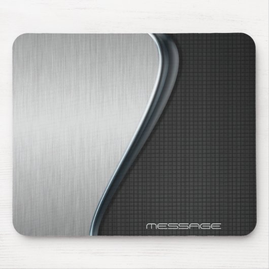 Maßgeschneidertes Metalldesign 1 Mousepads (Vorne)