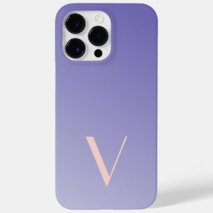 Maßgeschneidertes Minimal Gradient Lavender Modern Case-Mate iPhone 14 Pro Max Hülle
