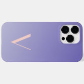 Maßgeschneidertes Minimal Gradient Lavender Modern Case-Mate iPhone Hülle (Rückseite (Horizontal))