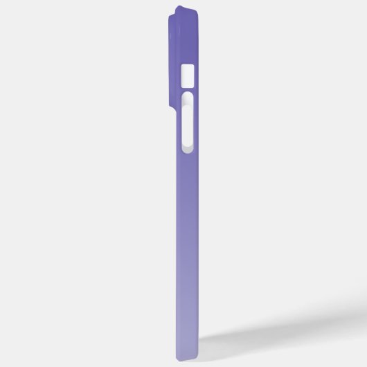 Maßgeschneidertes Minimal Gradient Lavender Modern Case-Mate iPhone Hülle (Rückseite / Links)