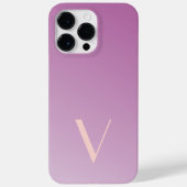 Maßgeschneidertes Minimal Gradient Lily Pink Moder Case-Mate iPhone Hülle (Rückseite)