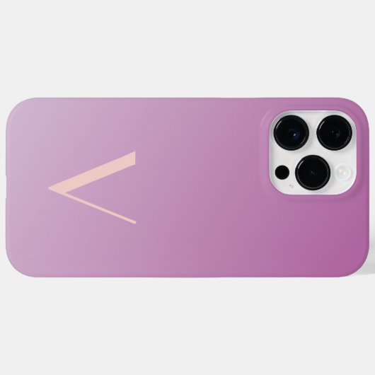 Maßgeschneidertes Minimal Gradient Lily Pink Moder Case-Mate iPhone Hülle (Rückseite (Horizontal))