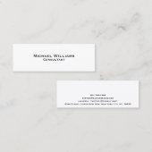 Maßgeschneidertes, Minimalistisches Berufliches We Mini Visitenkarte (Vorne/Hinten)