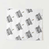 Maßgeschneidertes Minimalistisches Unternehmen Wandteppich (Vorderseite (Horizontal))