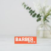 Maßgeschneidertes mobiles Barren QR Mini Visitenkarte (Stehend Vorderseite)