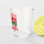 Maßgeschneidertes Modern Stylish Name Minimal Mono Schnapsglas (Rechts)
