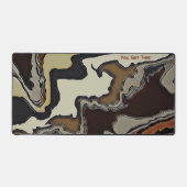 Maßgeschneidertes, modernes Abstraktes Gamer Schreibtischunterlage (Vorderseite)