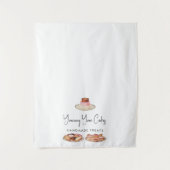 Maßgeschneidertes, modernes Business Table Runner Wandteppich (Vorderseite)