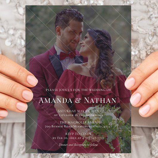 Maßgeschneidertes, modernes, diagonal gestreiftes  einladung