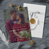 Maßgeschneidertes, modernes, diagonal gestreiftes einladung